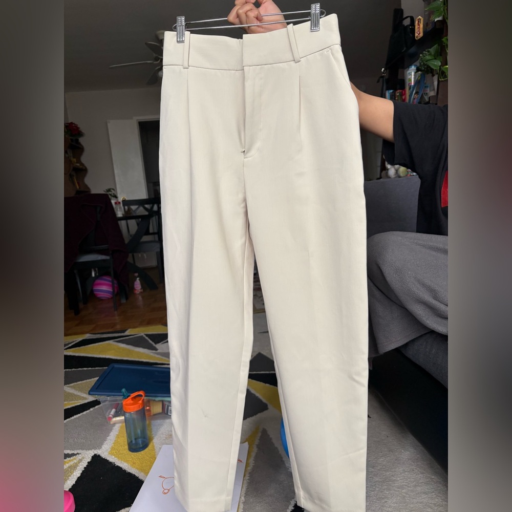 Zara Women's Cream Pantsuit